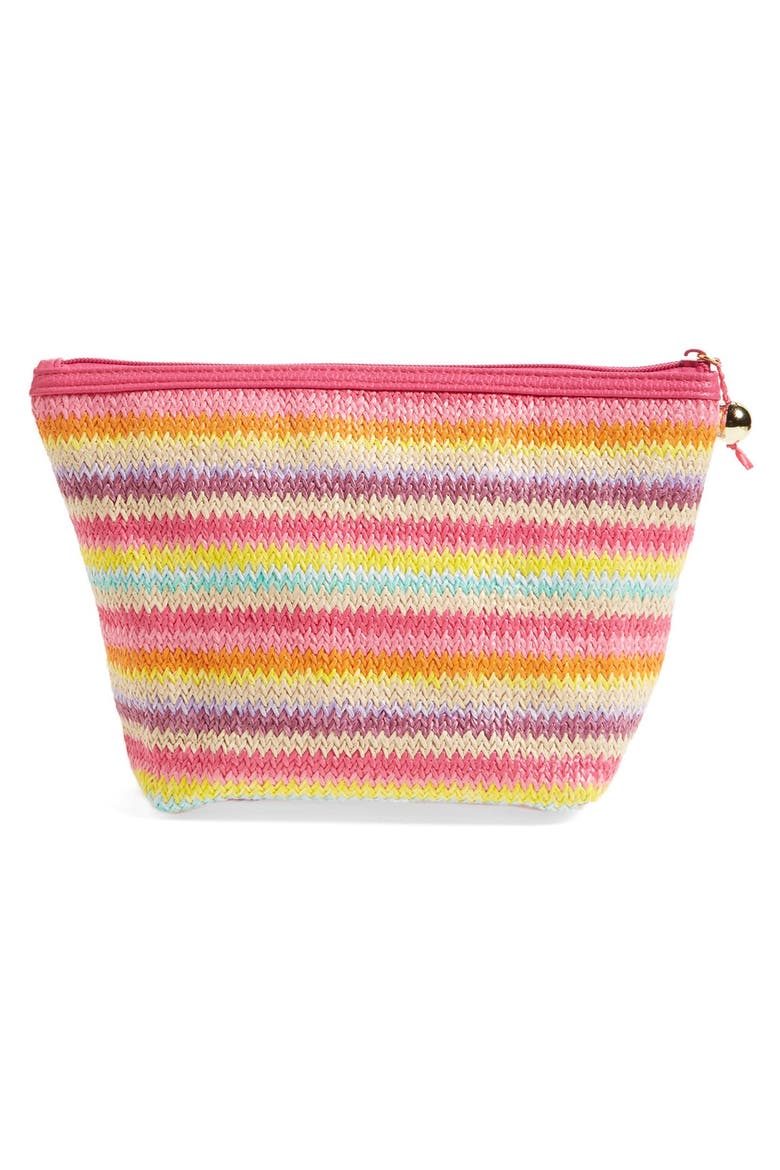'Laura - Bermuda Large' Trapezoid Cosmetics Case, Alternate, color, NO COLOR