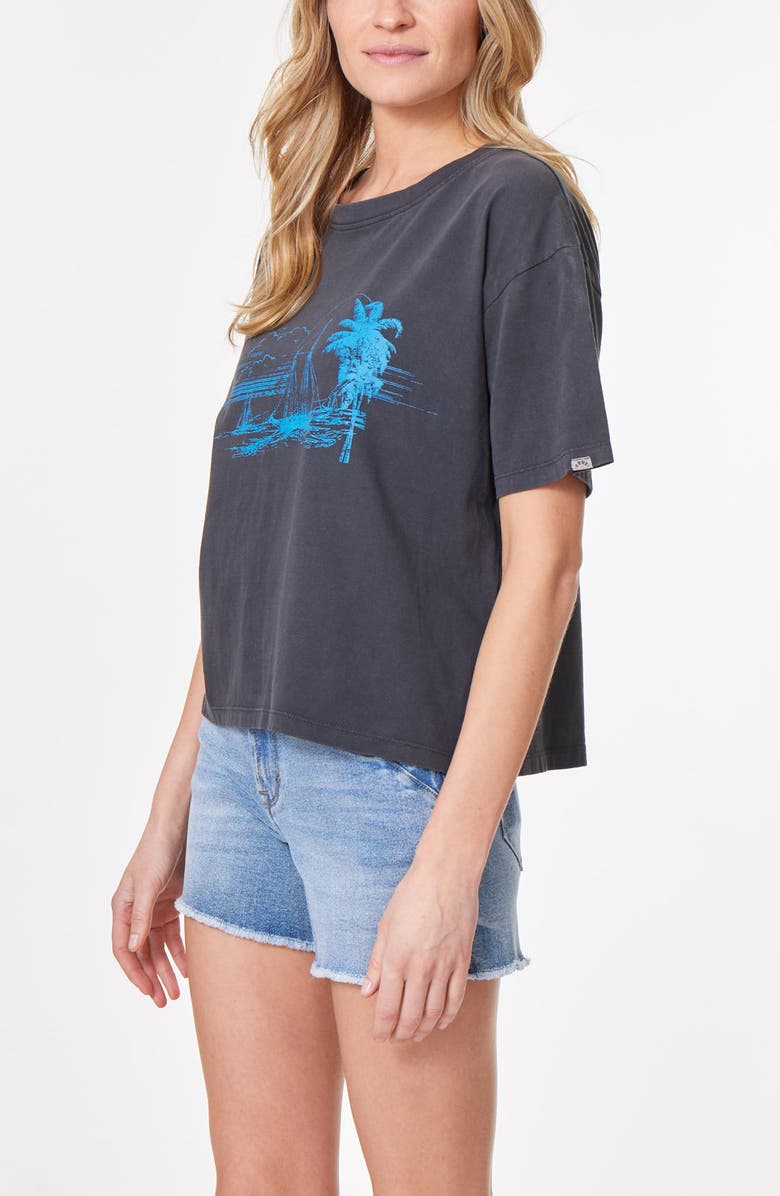 C & C California Toni Boxy Cotton Crop Tee, Alternate, color,