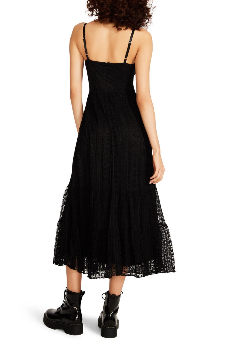 Betsey Johnson Ava Corset Maxi Dress, Alternate, color,