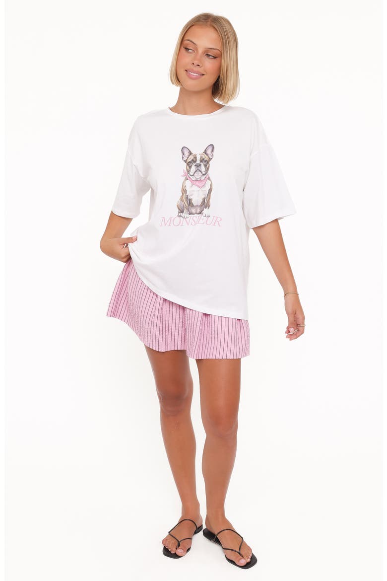 Monsieur Graphic Tee, Alternate, color, WHITE