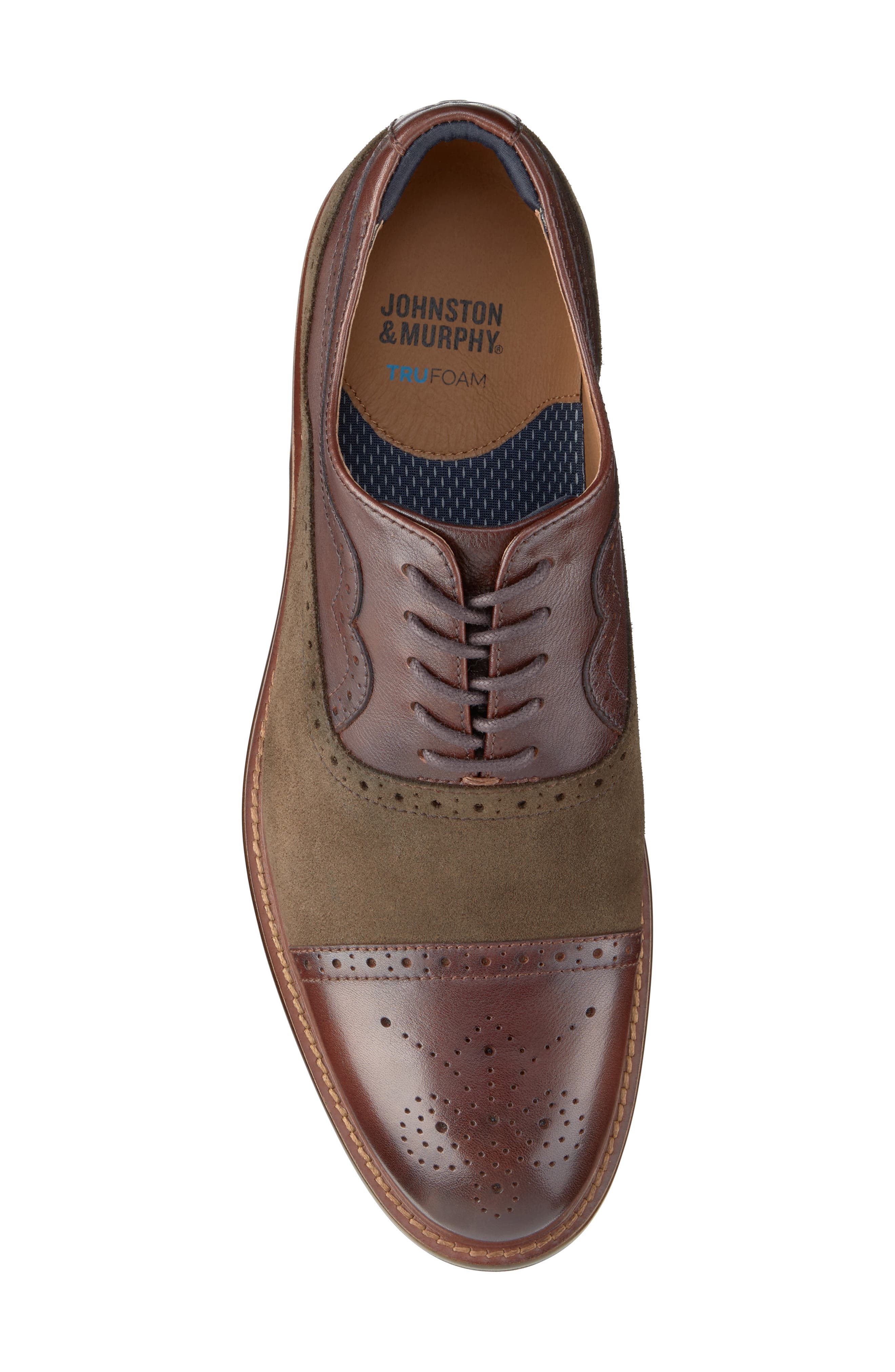 Conard 2.0 Cap Toe Oxford, Alternate, color, MAHOGANY HAND-FINISHED GRAIN