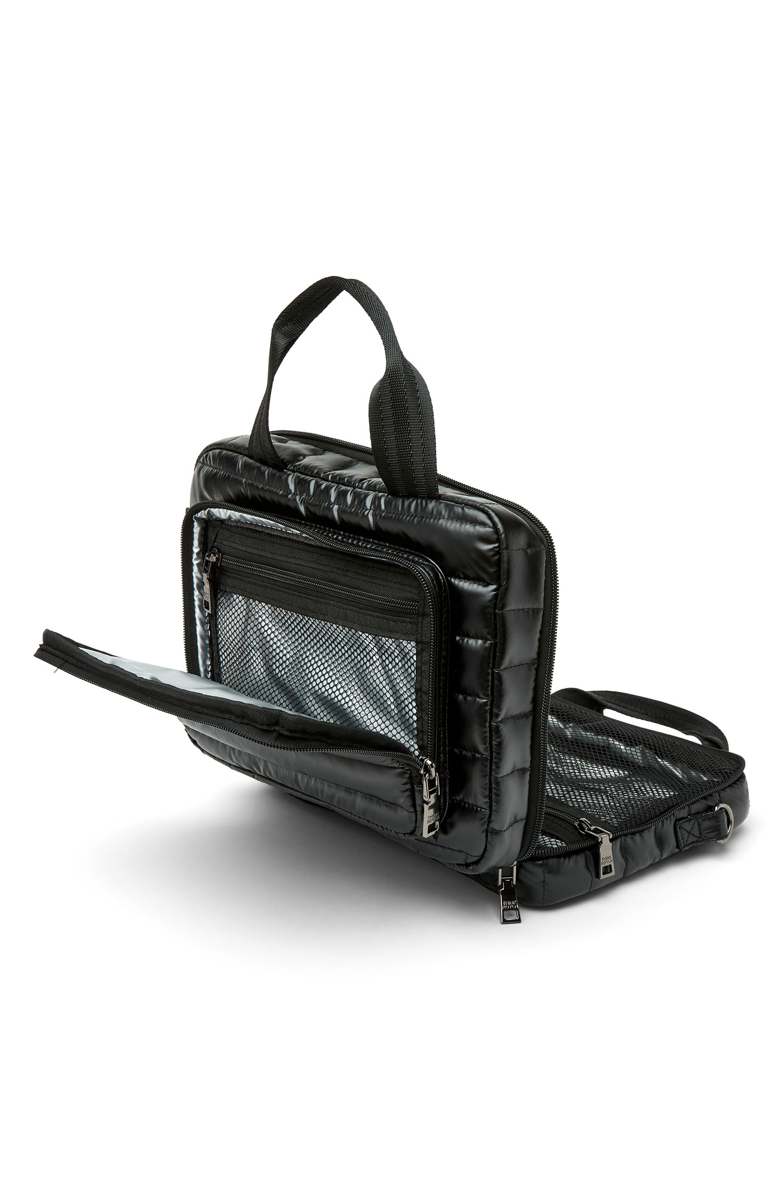 THINK ROYLN Stowaway Travel Bag, Alternate, color, Pearl Black