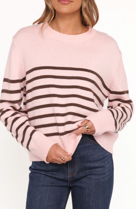 Eleanora Stripe Crewneck Sweater