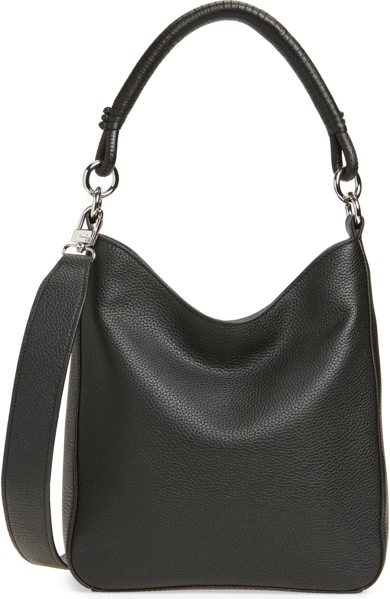 STAUD Mel Leather Shoulder Bag, Main, color,