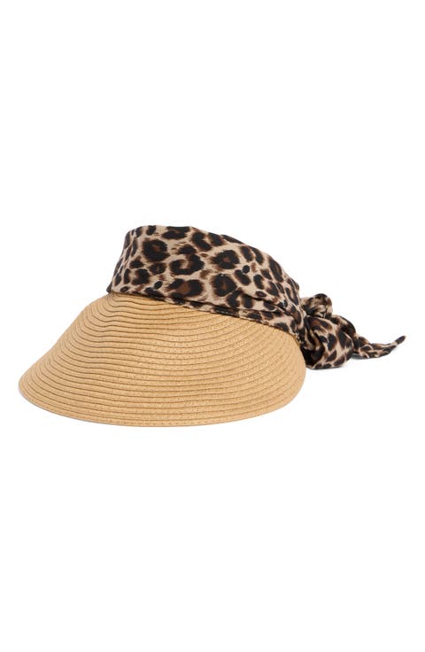 Tie Back Chiffon Visor