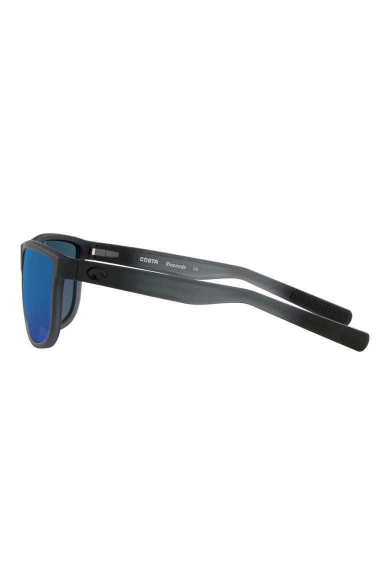 61mm Polarized Square Sunglasses, Alternate, color, GREY BLUE