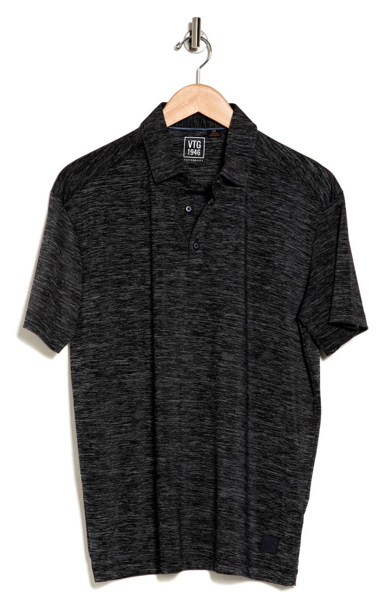 Vintage 1946 Textured Heathered Knit Polo, Alternate, color,