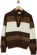 Reiss Simmy Stripe Wool & Cashmere Sweater