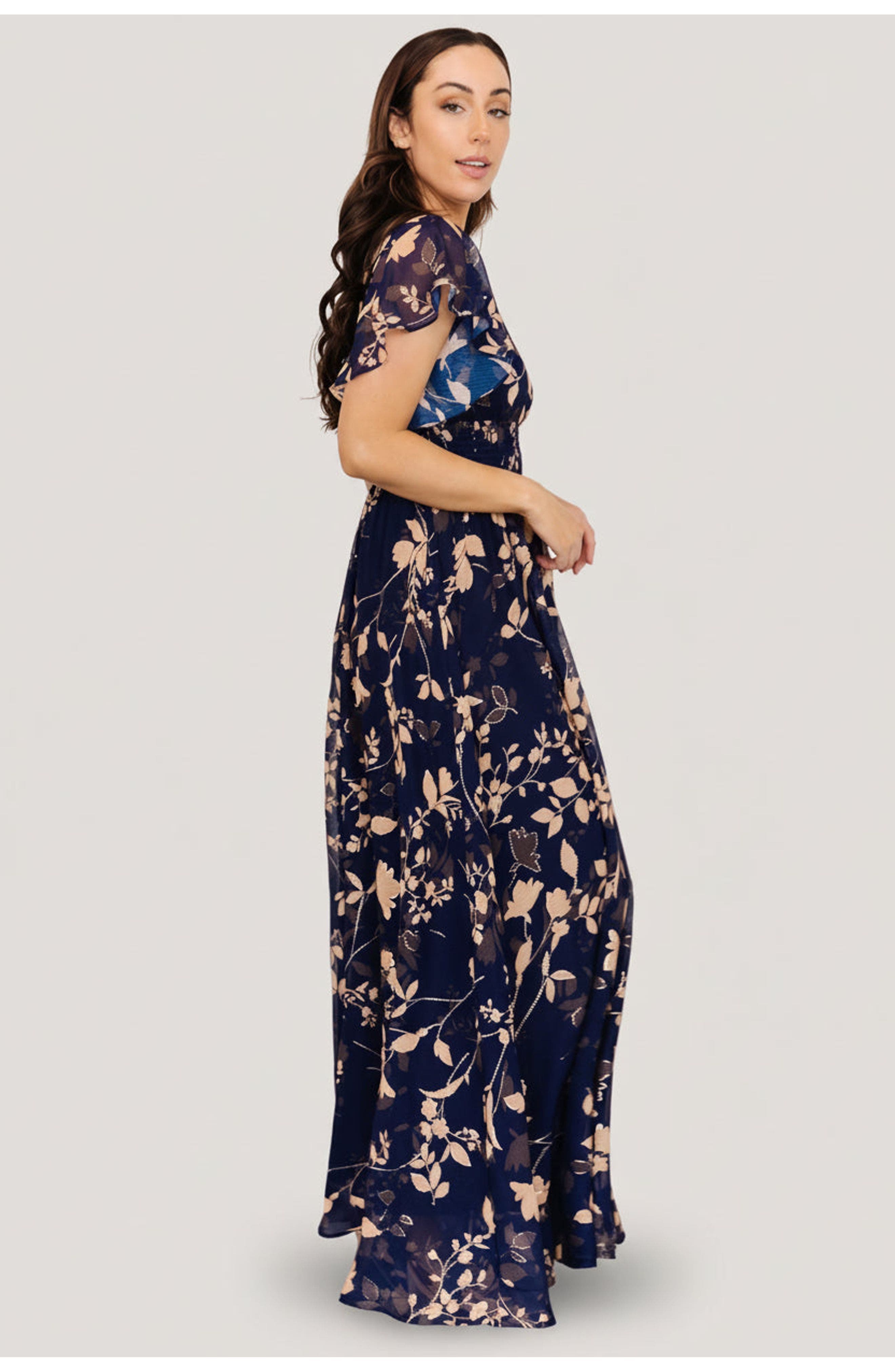 Lynlee Metallic Maxi Dress - image 4