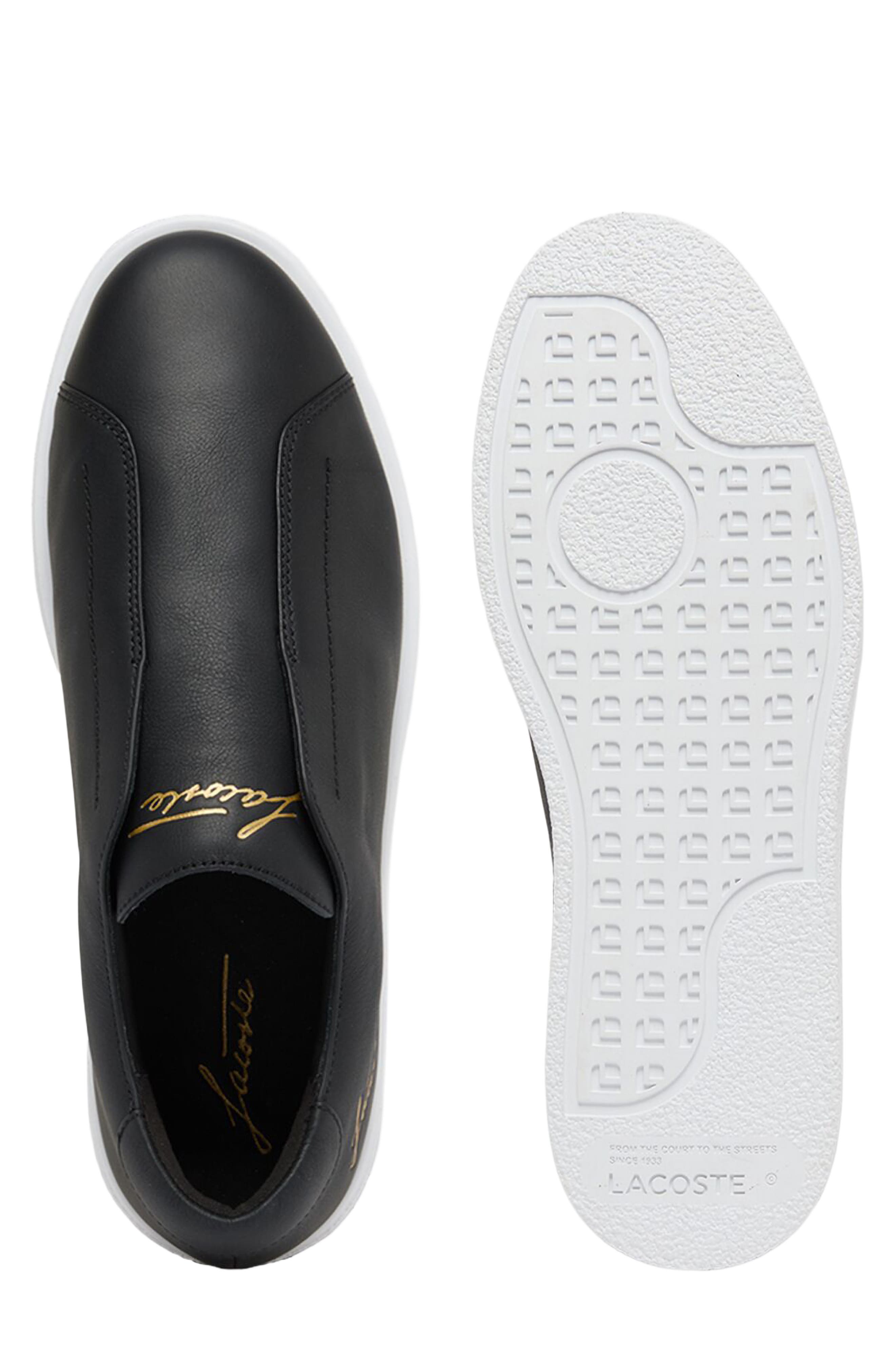 Linecourt Slip-On Sneaker, Alternate, color, BLACK/ WHITE