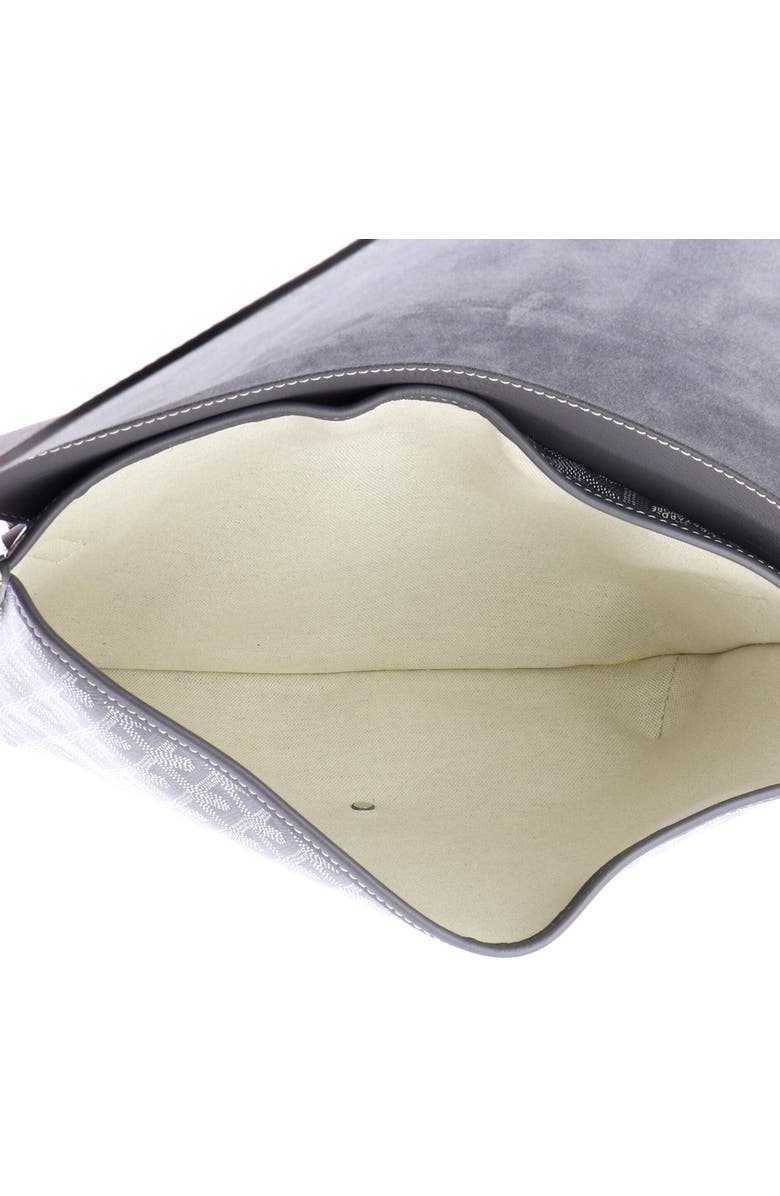 Pre-Owned Goyard Coursier Messenger Bag Coated Canvas and Leather, Alternate, color, Gray