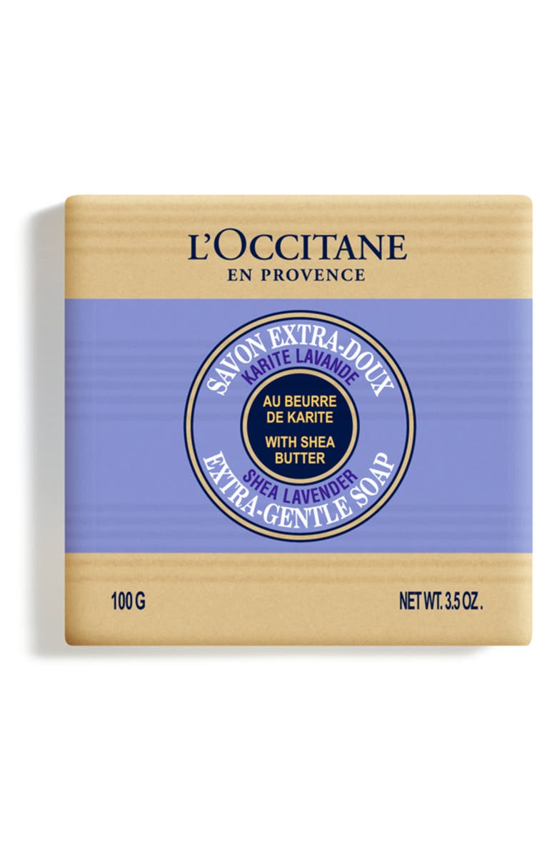 L'Occitane Shea Lavender Extra-Gentle Soap, Main, color, 