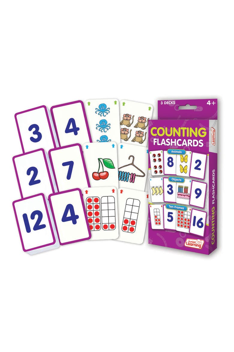 Counting Flashcards, Main, color, Multicolored