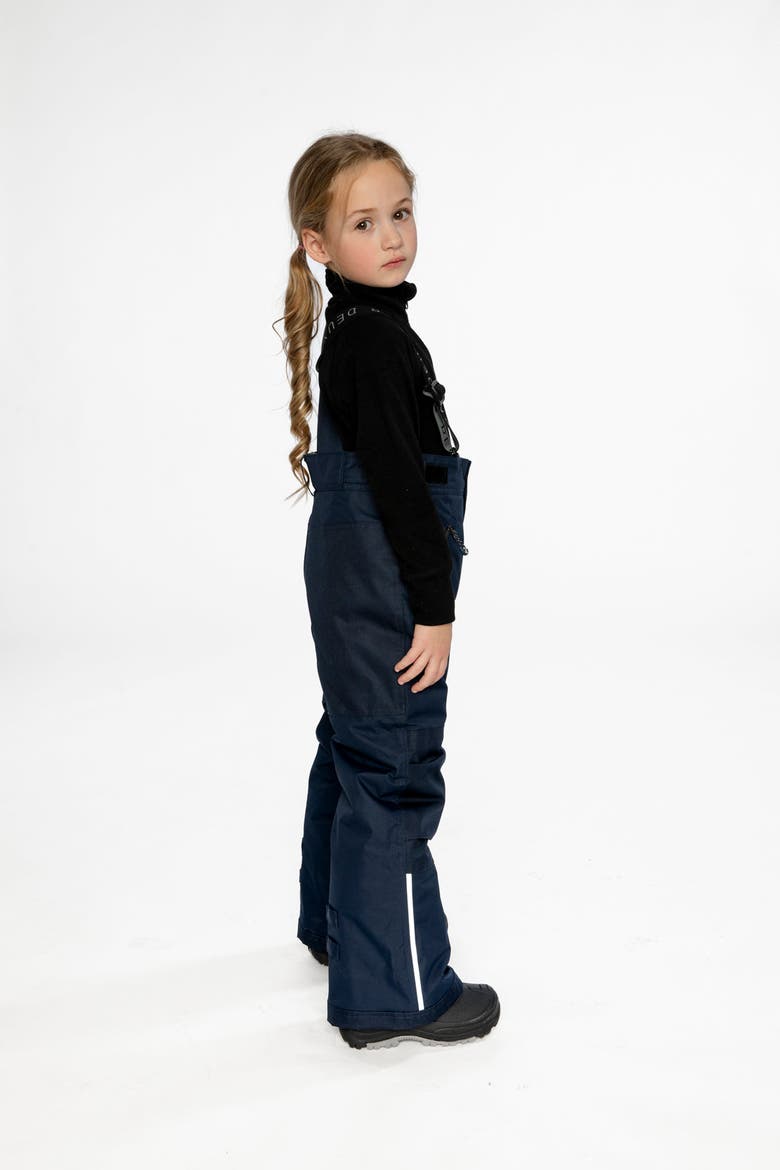 Play Reinforced Knees & Adjustable Suspenders Snow Pants, Alternate, color, Navy Blue