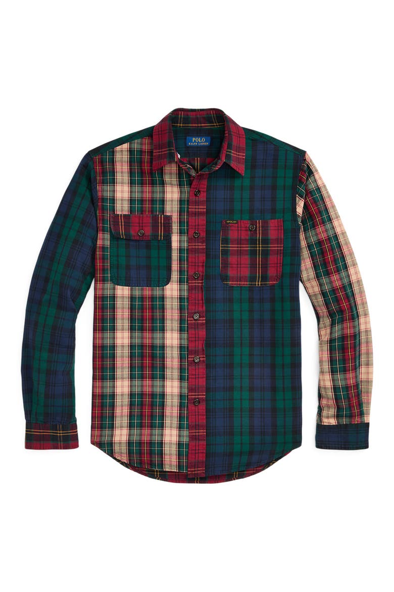 Plaid Classic Fit Brushed Oxford Button-Down Shirt, Alternate, color, FUN SHIRT