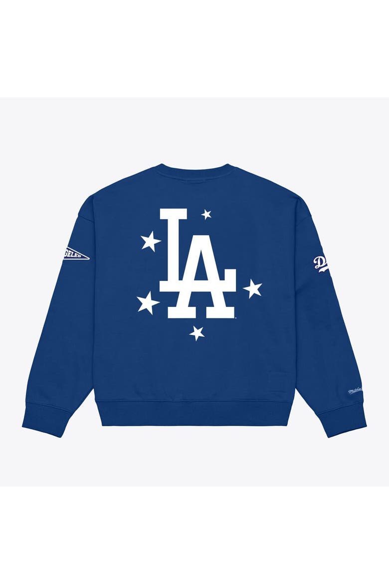 Women's Mitchell & Ness  Royal Los Angeles Dodgers Pep Rally Sweatshirt, Alternate, color, Royal