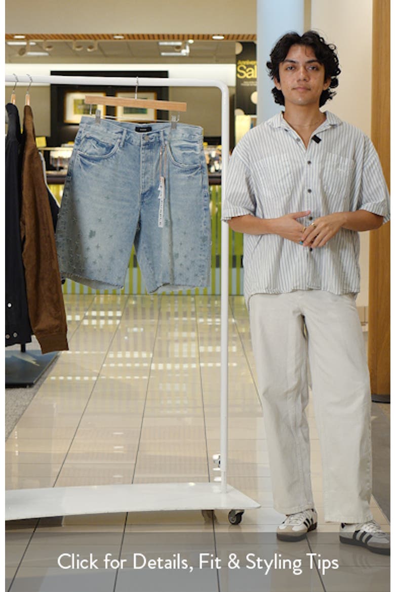 Mono Stars Tufted Denim Shorts video