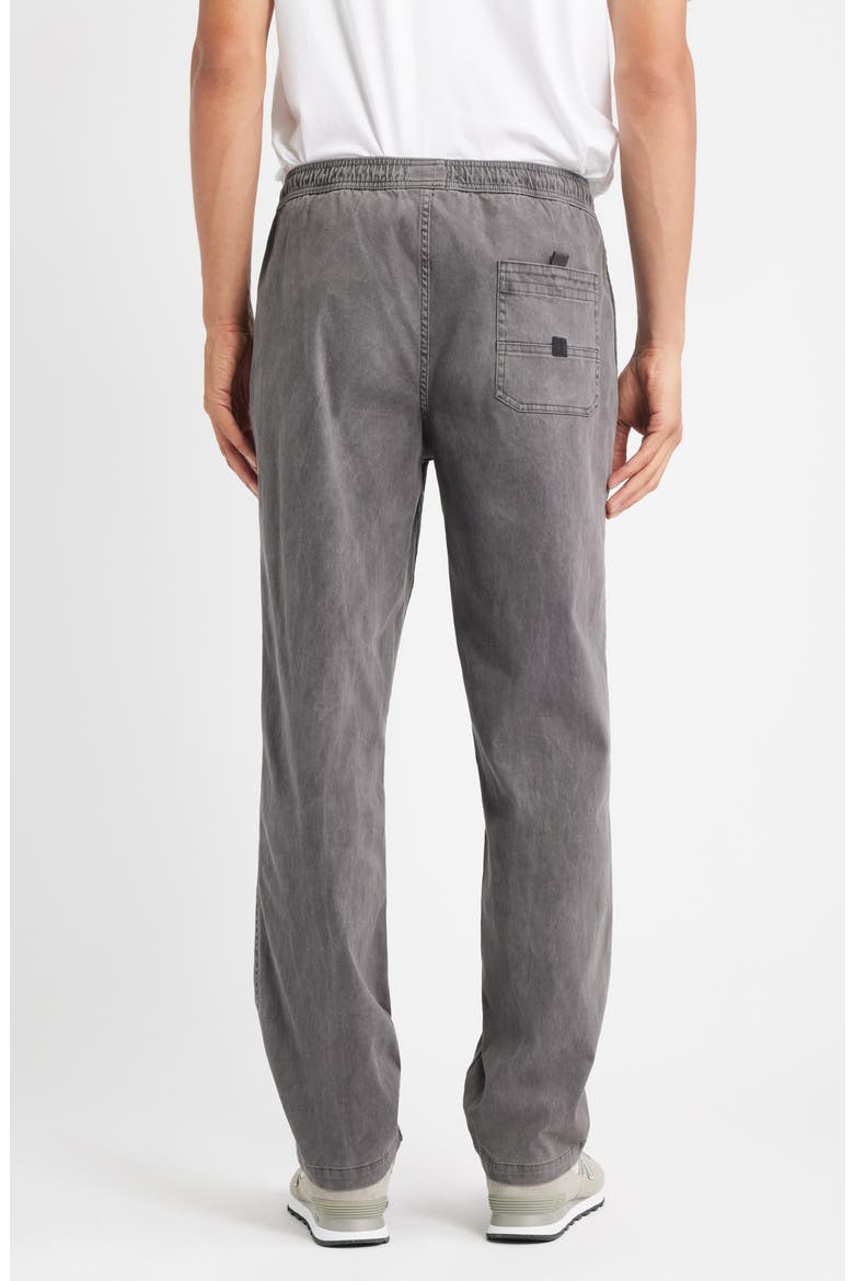 Made to Fade Stretch Cotton Drawstring Pants, Alternate, color, WASHED SMOKE