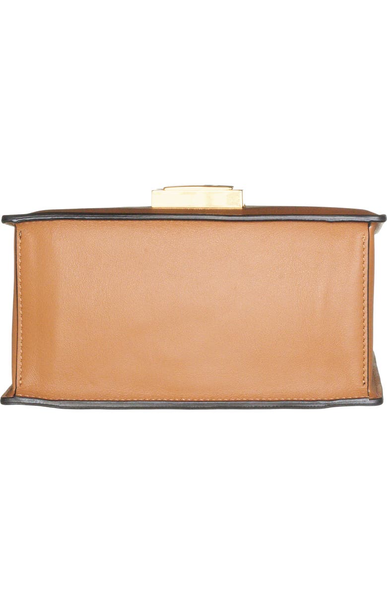 Fendi Small Kan U Leather Shoulder Bag, Alternate, color,