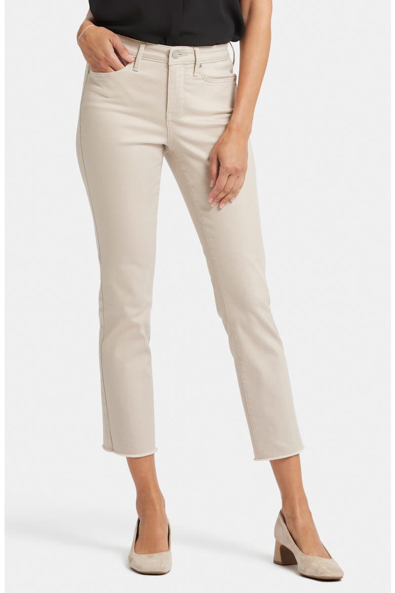 Sheri Ankle Fray Hem Slim Jeans, Main, color, FEATHER