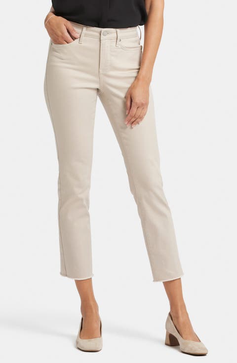 Sheri Ankle Fray Hem Slim Jeans (Petite)
