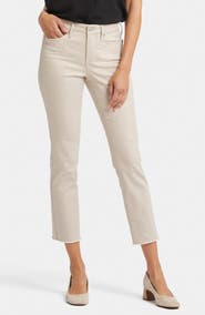NYDJ Sheri Ankle Fray Hem Slim Jeans