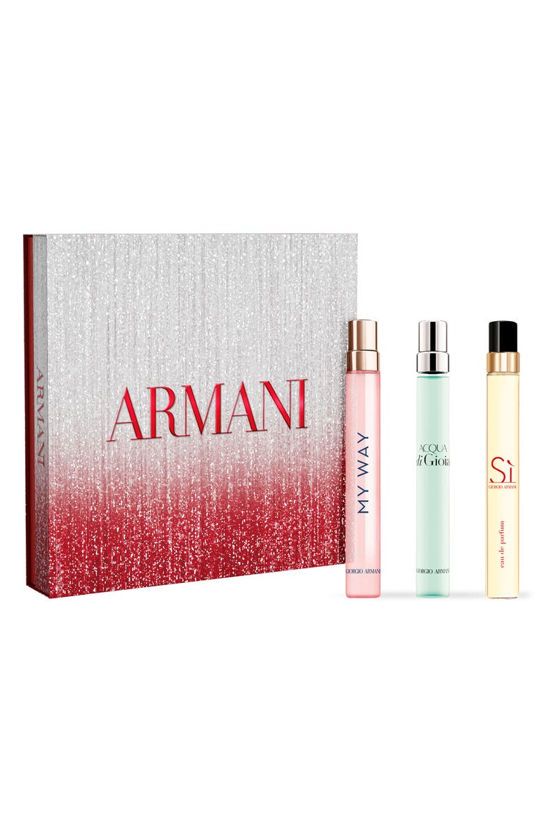 ARMANI beauty Women's Travel Fragrance Set, Main, color, 