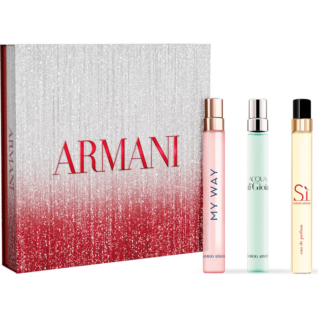 Armani Collezioni Travel Fragrance Set In Multi