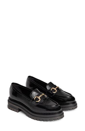 Nerogiardini Lug Sole Bit Loafer In Black