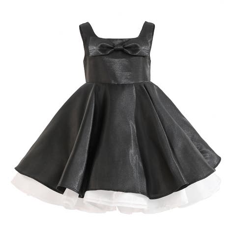 Lucienne Satin Bow Dress (Toddler, Little Kid & Big Kid)