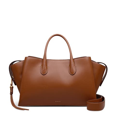 The Romilly Large Ziptop Satchel Bag