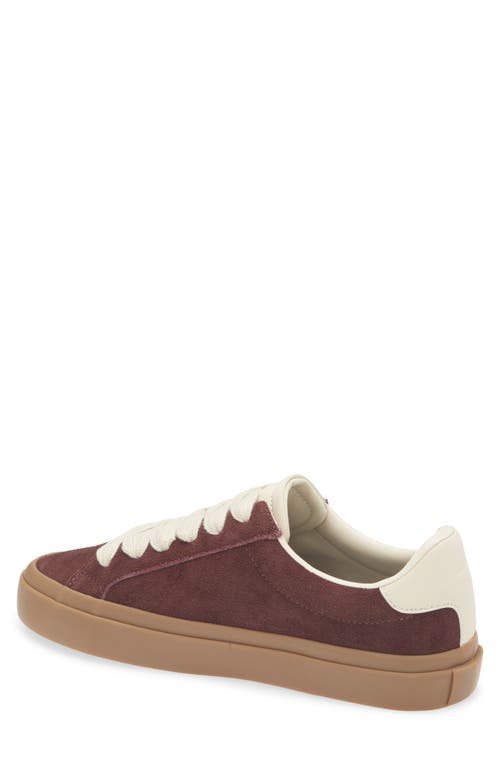 Santo Studio Balboa Low Top Sneaker In Burgundy