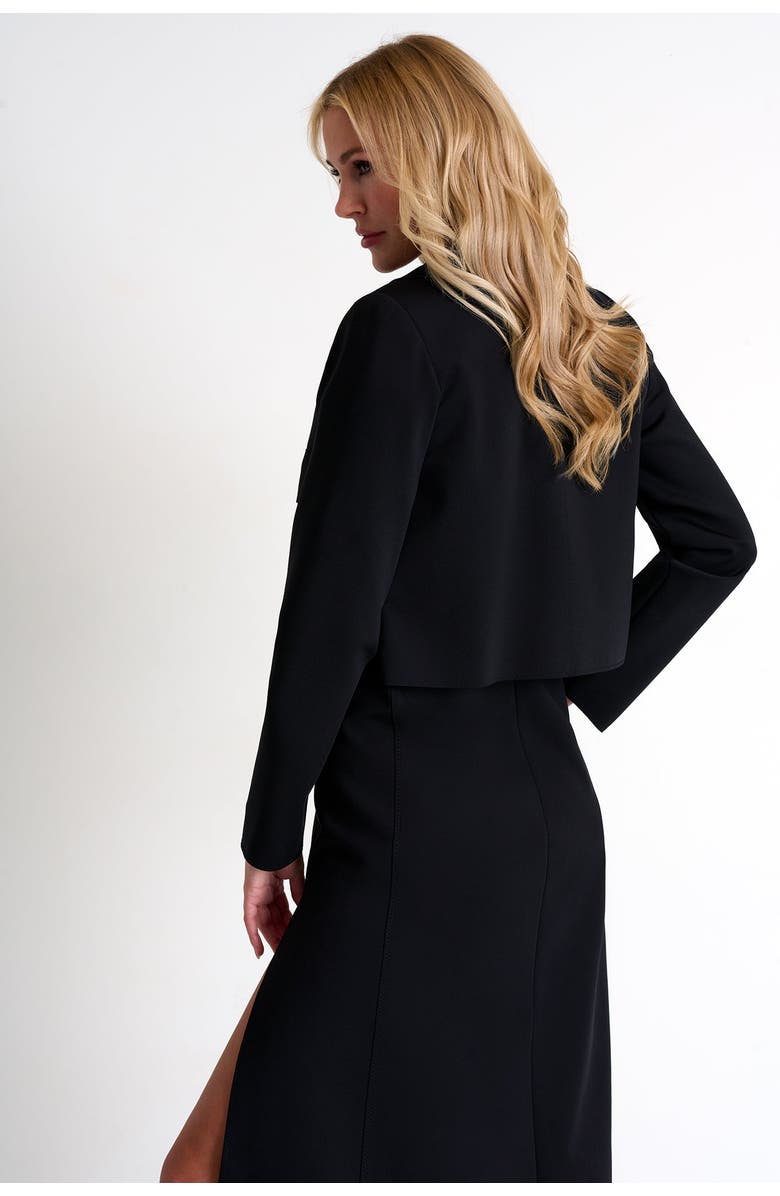 SHAN Contemporary Cropped Jacket, Alternate, color, Black