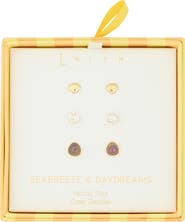 Leith Seabreeze & Daydreams Set of 3 Fish Stud Earrings