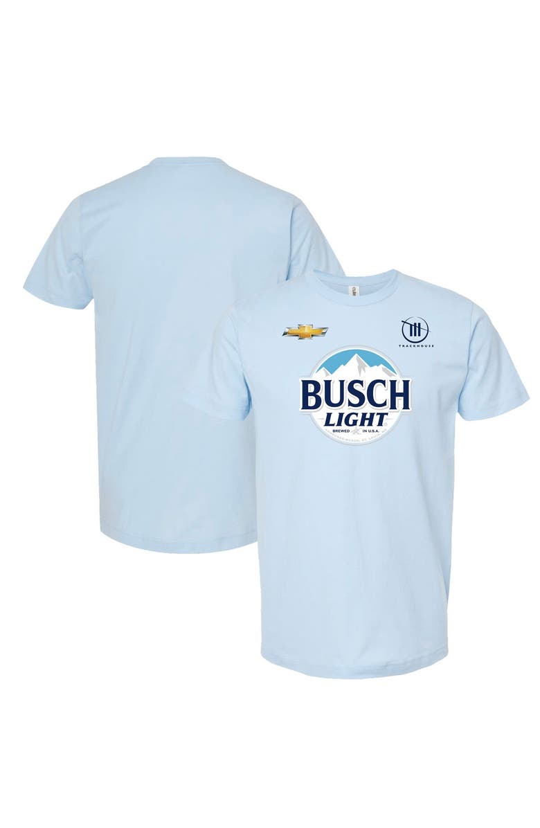 Trackhouse Racing Team Collection Men's Trackhouse Racing Team Collection Light Blue TRACKHOUSE RACING Busch Light Partners T-Shirt, Alternate, color, Light Blue
