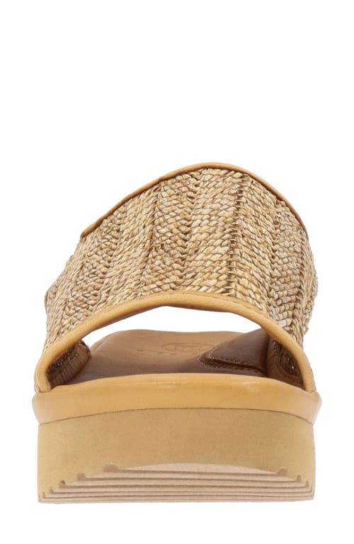 L'amour Des Pieds Ashwin Platform Slingback Sandal In Natural