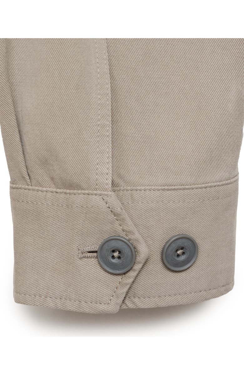 MANGO Regular Fit Lyocell & Cotton Jacket, Alternate, color, Light/ Pastel Grey