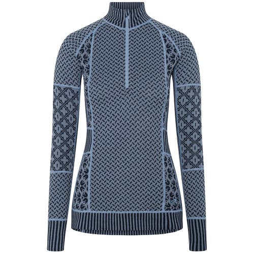 Kari Traa Smekker 1/2-zip Top In Gray