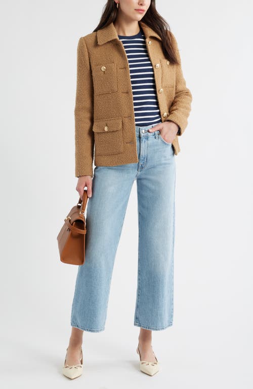 Caslon ® Bouclé Jacket In Brown