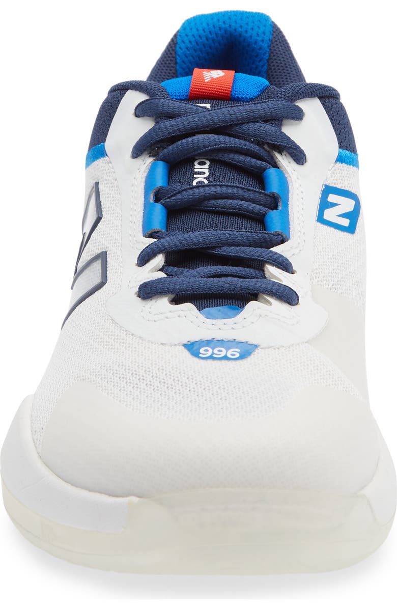 New Balance 996 Tennis Sneaker - Multiple Widths Available, Alternate, color, White/ Navy