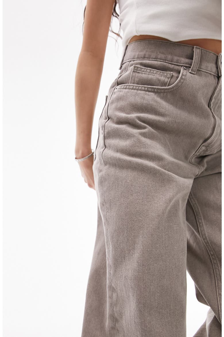 Awkward Barrel Jeans, Alternate, color, STONE
