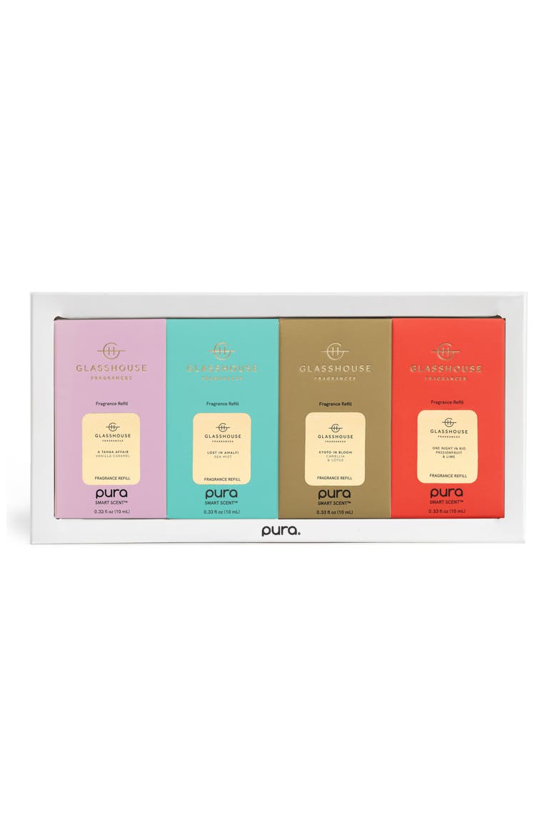 x Glasshouse 4-Pack Home Diffuser Fragrance Refill $84 Value, Main, color, NO COLOR