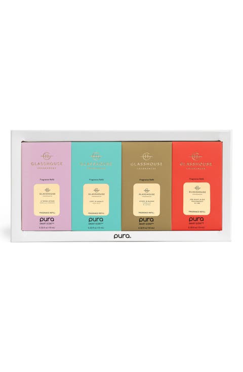 x Glasshouse 4-Pack Home Diffuser Fragrance Refill $84 Value