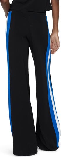 MANGO Side Stripe Wide Leg Track Pants | Nordstrom