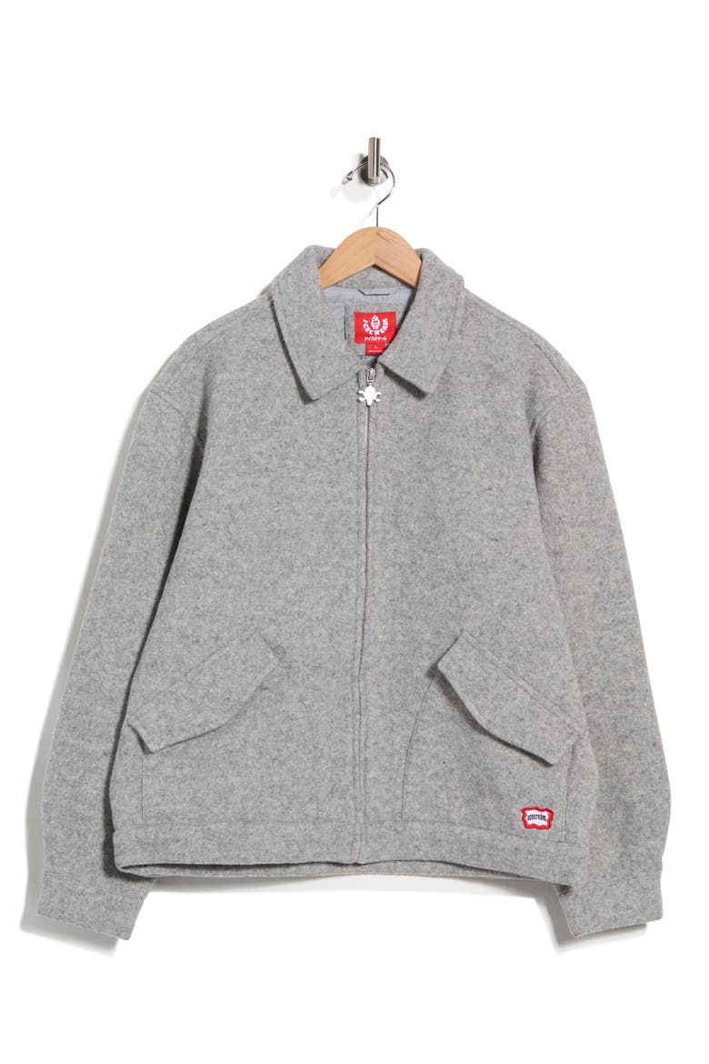 Chuck Wool Chore Coat, Alternate, color, HEATHER GREY