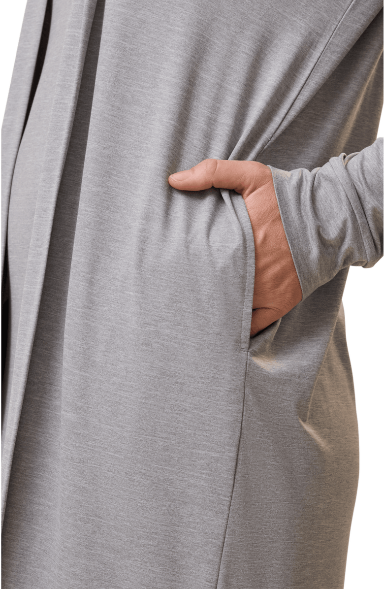 Kindred Bravely The Sunday Lounge Duster, Alternate, color, Grey Heather