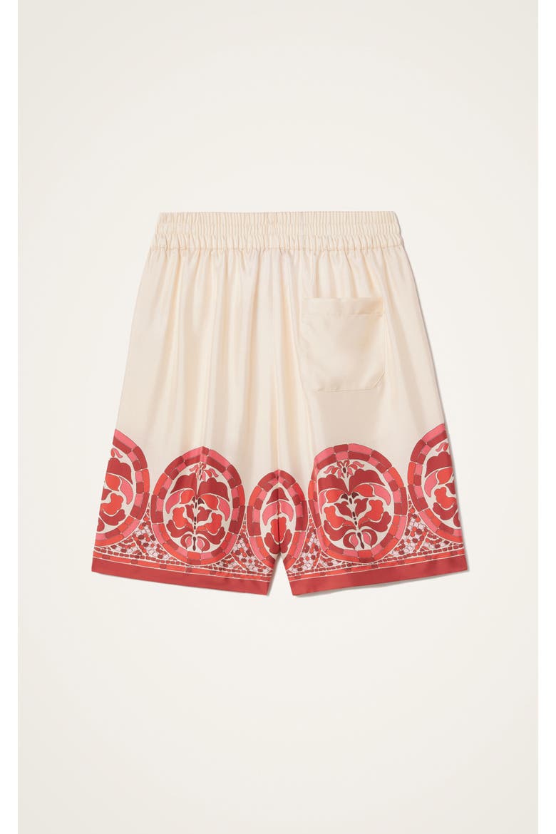 Palazzo Shorts, Alternate, color, Cobra Placée Red