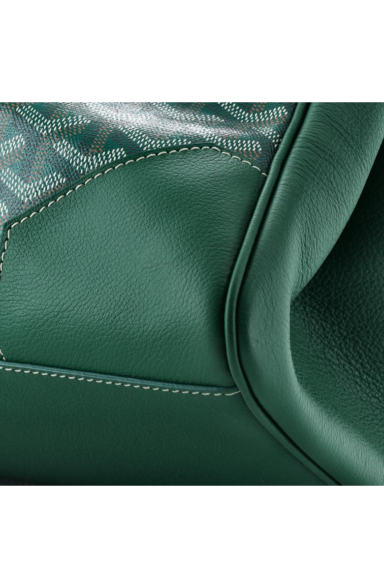 Pre-Owned Goyard Saigon Tote Bag Coated Canvas with Leather, Alternate, color, Green