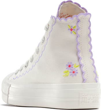 Chuck Taylor<sup>®</sup> All Star<sup>®</sup> Embroidered Lift High Top Platform Sneaker