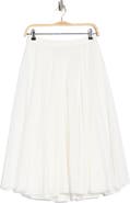 Joie Flared Godet Midi Skirt